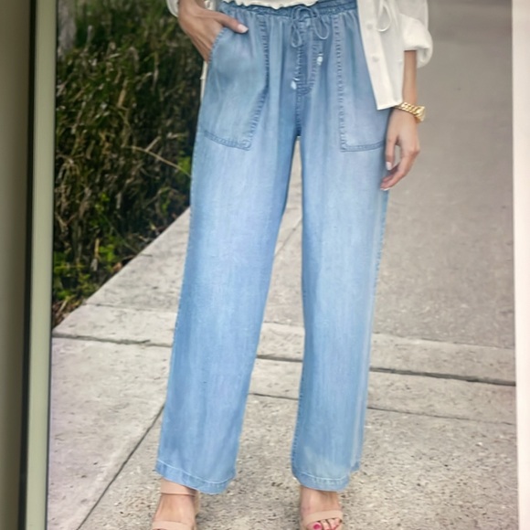 SPLENDID ANGIE INDIGO CHAMBRAY PANT - Picture 10 of 12